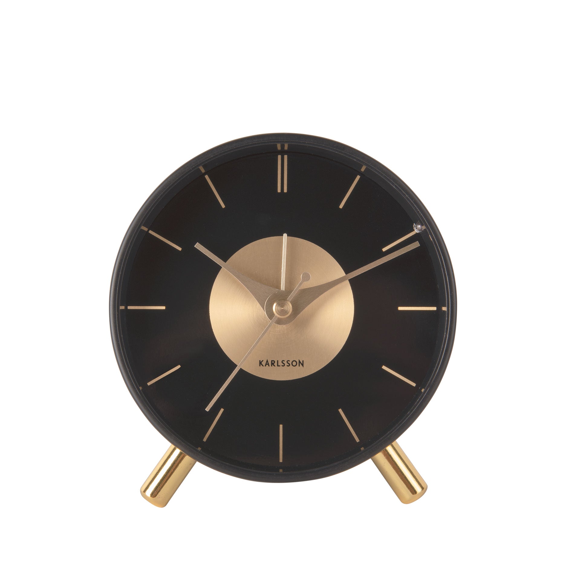 Gold Disc vækkeur sort